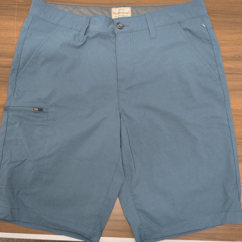 Weatherproof Vintage Shorts, Size 34 X 9, Reg Fit, Blue,